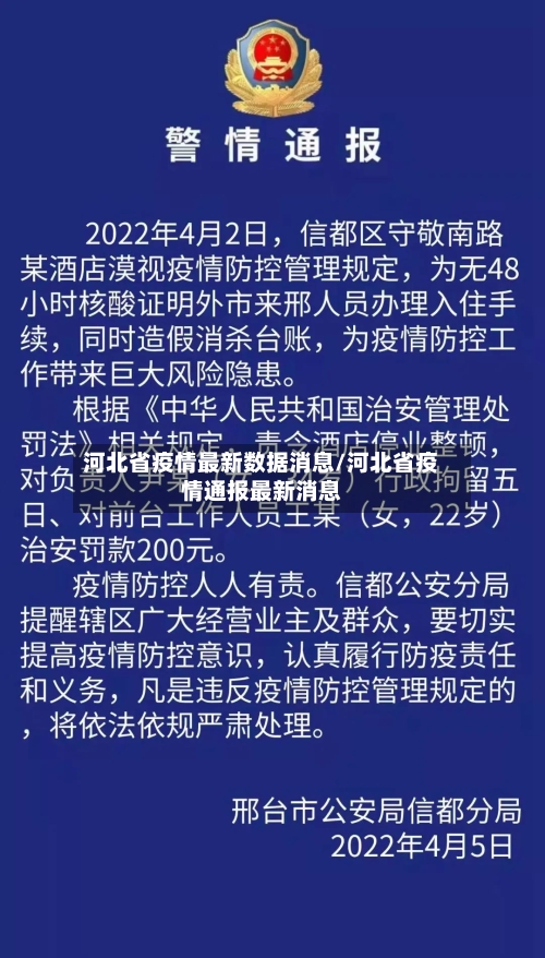 河北省疫情最新数据消息/河北省疫情通报最新消息