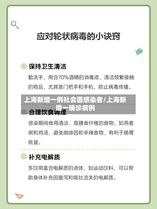 上海新增一例社会面感染者/上海新增一确诊病例