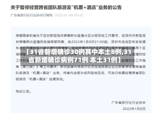 【31省新增确诊30例其中本土8例,31省新增确诊病例71例 本土31例】