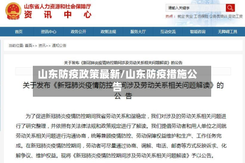 山东防疫政策最新/山东防疫措施公告-第2张图片