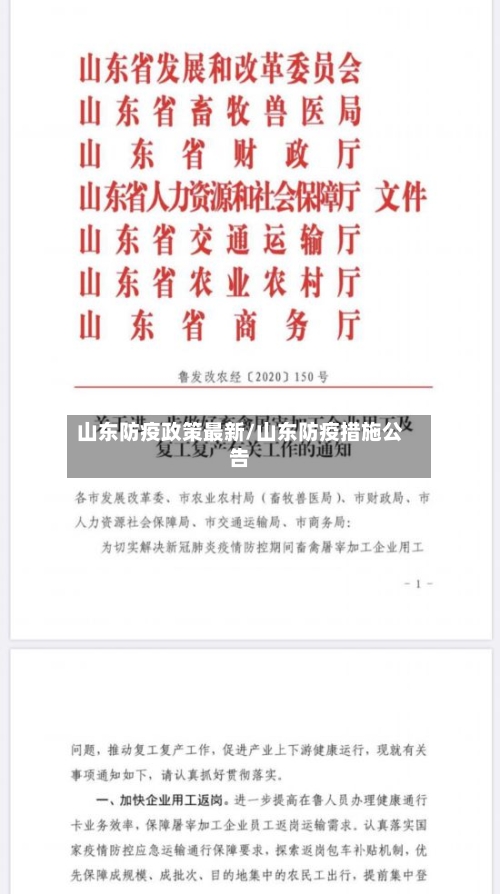 山东防疫政策最新/山东防疫措施公告-第3张图片