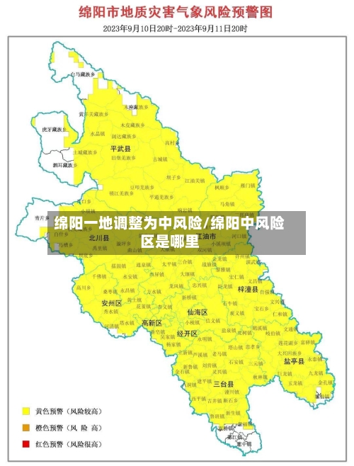 绵阳一地调整为中风险/绵阳中风险区是哪里