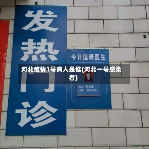 河北疫情1号病人是谁(河北一号感染者)-第3张图片