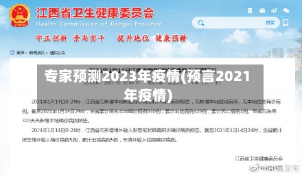 专家预测2023年疫情(预言2021年疫情)-第2张图片