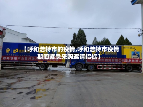 【呼和浩特市的疫情,呼和浩特市疫情期间紧急采购邀请招标】-第2张图片