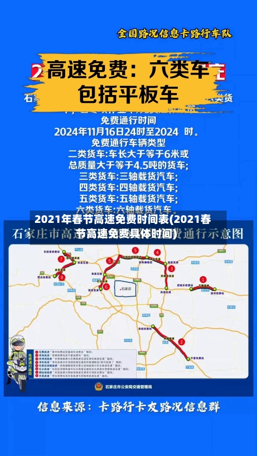 2021年春节高速免费时间表(2021春节高速免费具体时间)-第3张图片