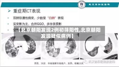 【北京朝阳发现2例初筛阳性,北京朝阳发现疑似病例】