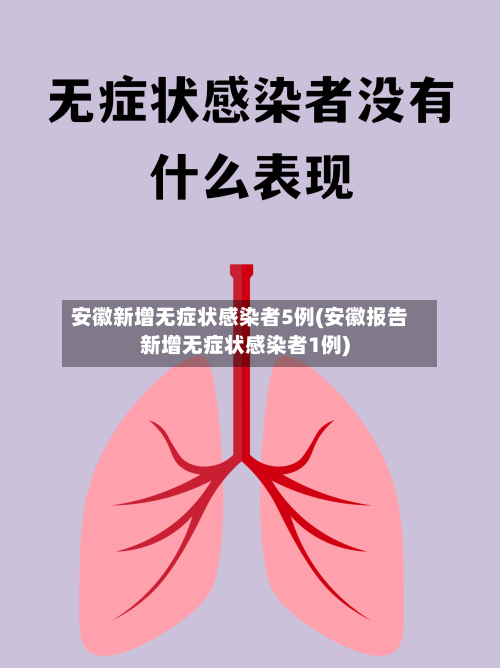 安徽新增无症状感染者5例(安徽报告新增无症状感染者1例)