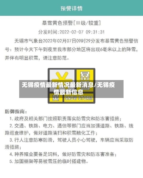 无锡疫情最新情况最新消息/无锡疫情最新信息-第2张图片