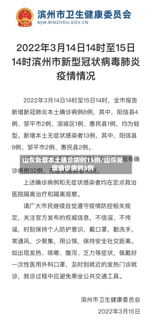 山东新增本土确诊病例15例/山东新增确诊病例3例-第3张图片