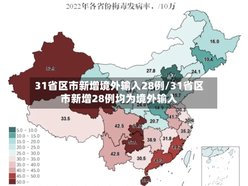 31省区市新增境外输入28例/31省区市新增28例均为境外输入