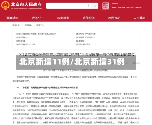 北京新增11例/北京新增31例-第2张图片