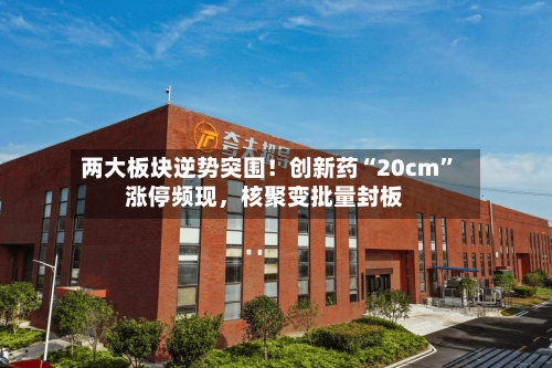 两大板块逆势突围！创新药“20cm”涨停频现，核聚变批量封板-第3张图片