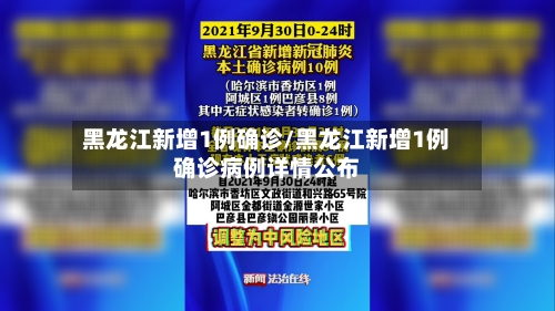 黑龙江新增1例确诊/黑龙江新增1例确诊病例详情公布-第2张图片