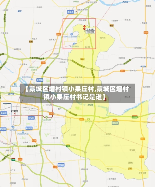 【藁城区增村镇小果庄村,藁城区增村镇小果庄村书记是谁】-第3张图片
