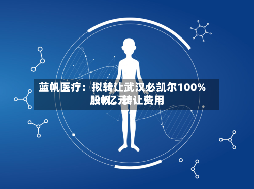 蓝帆医疗：拟转让武汉必凯尔100%股权，转让费用1.9亿元