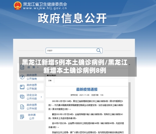 黑龙江新增5例本土确诊病例/黑龙江新增本土确诊病例8例-第2张图片