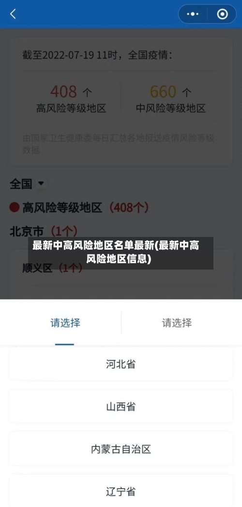最新中高风险地区名单最新(最新中高风险地区信息)-第2张图片