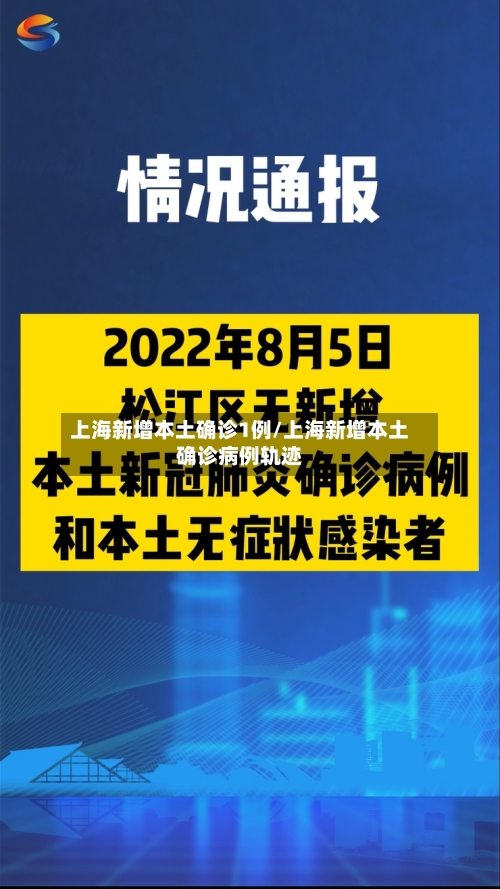 上海新增本土确诊1例/上海新增本土确诊病例轨迹-第2张图片