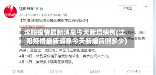 沈阳疫情最新消息今天新增病例(沈阳疫情最新消息今天新增病例多少)-第2张图片