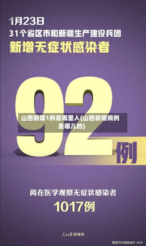 山西新增1例是哪里人(山西新增病例是哪儿的)-第2张图片