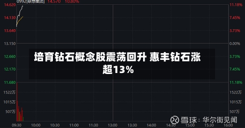 培育钻石概念股震荡回升 惠丰钻石涨超13%-第2张图片