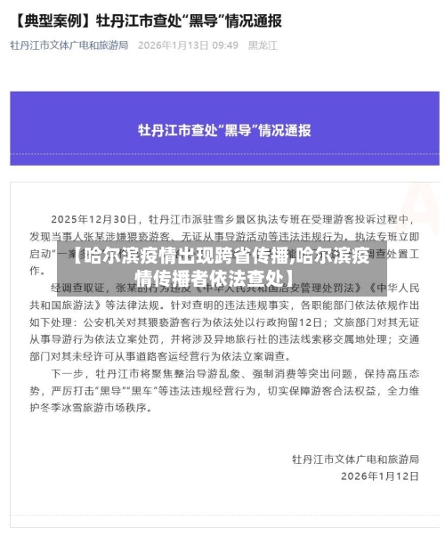 【哈尔滨疫情出现跨省传播,哈尔滨疫情传播者依法查处】