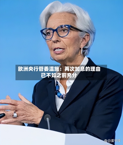 欧洲央行管委温施：再次加息的理由已不如之前充分