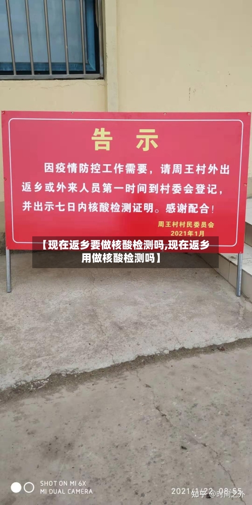 【现在返乡要做核酸检测吗,现在返乡用做核酸检测吗】-第2张图片