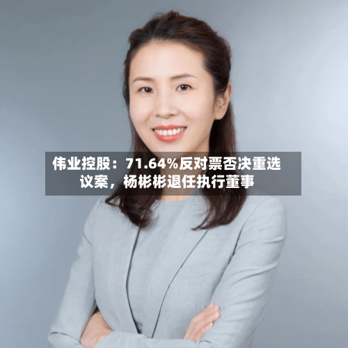 伟业控股：71.64%反对票否决重选议案，杨彬彬退任执行董事