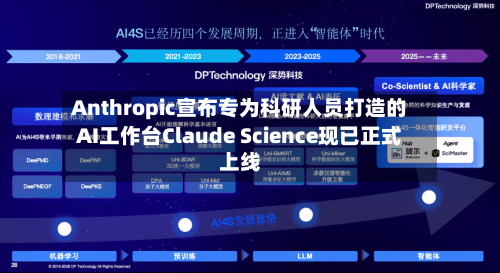 Anthropic宣布专为科研人员打造的AI工作台Claude Science现已正式上线