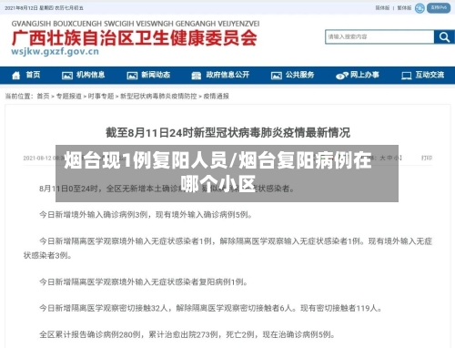 烟台现1例复阳人员/烟台复阳病例在哪个小区