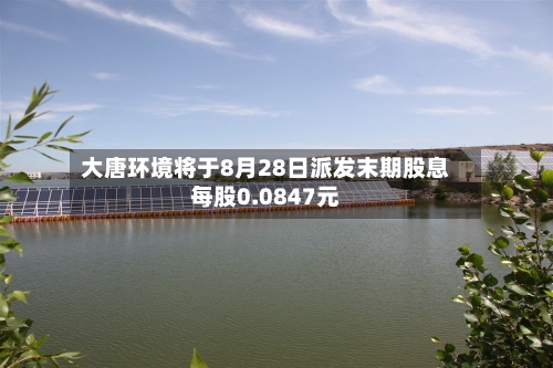 大唐环境将于8月28日派发末期股息每股0.0847元-第2张图片