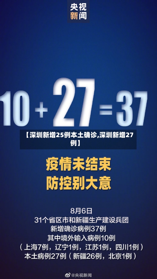 【深圳新增25例本土确诊,深圳新增27例】