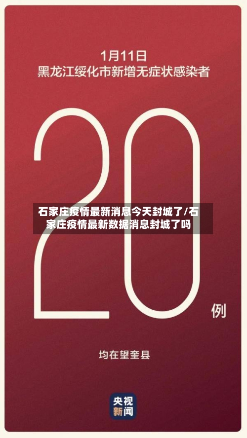 石家庄疫情最新消息今天封城了/石家庄疫情最新数据消息封城了吗-第3张图片