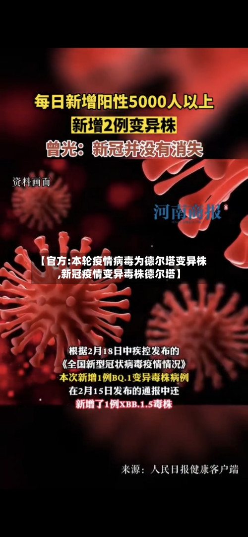 【官方:本轮疫情病毒为德尔塔变异株,新冠疫情变异毒株德尔塔】