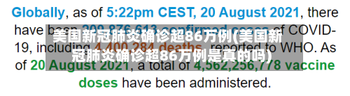 美国新冠肺炎确诊超86万例(美国新冠肺炎确诊超86万例是真的吗)-第3张图片