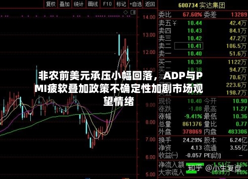 非农前美元承压小幅回落，ADP与PMI疲软叠加政策不确定性加剧市场观望情绪