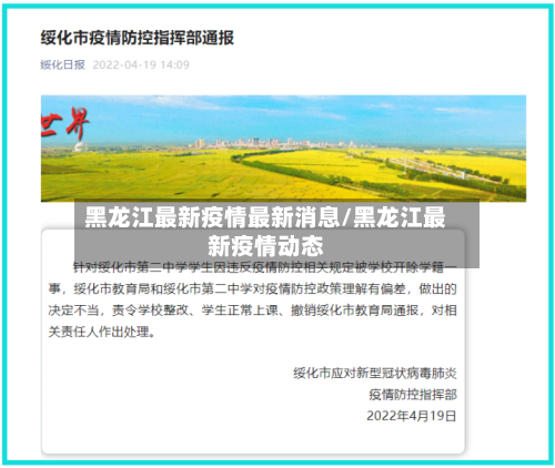 黑龙江最新疫情最新消息/黑龙江最新疫情动态
