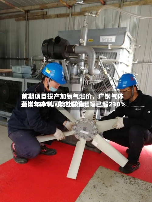 前期项目投产加氦气涨价，广钢气体上半年净利同比比较高预增138%，年内股价涨幅已超230%
