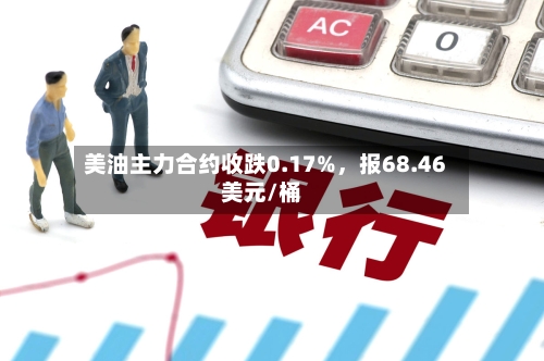 美油主力合约收跌0.17%，报68.46美元/桶