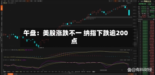 午盘：美股涨跌不一 纳指下跌逾200点
