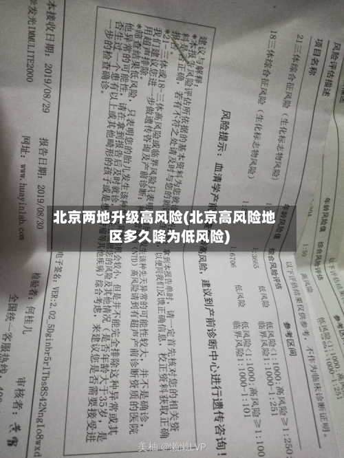 北京两地升级高风险(北京高风险地区多久降为低风险)