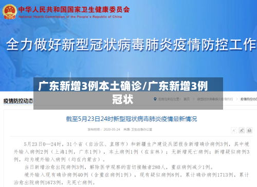 广东新增3例本土确诊/广东新增3例冠状