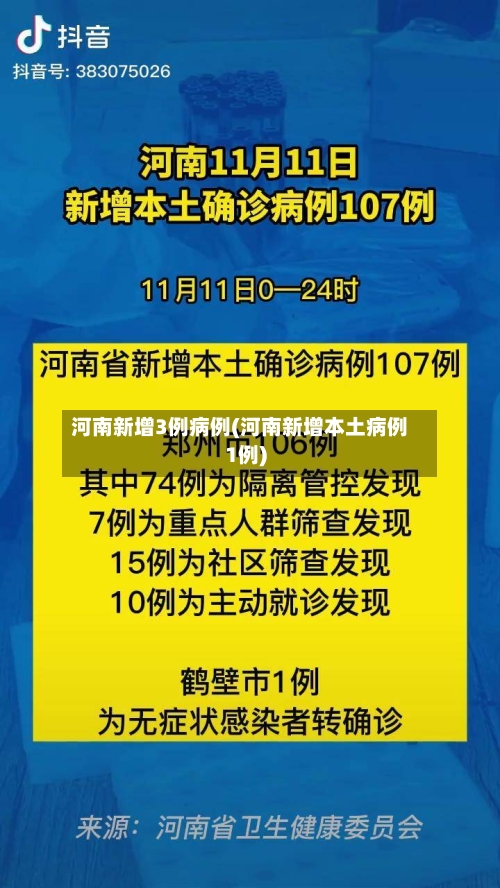 河南新增3例病例(河南新增本土病例1例)-第2张图片