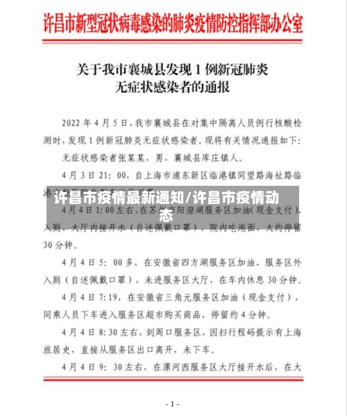 许昌市疫情最新通知/许昌市疫情动态-第2张图片