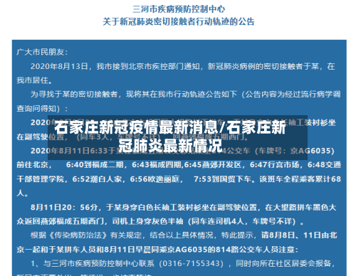 石家庄新冠疫情最新消息/石家庄新冠肺炎最新情况-第3张图片