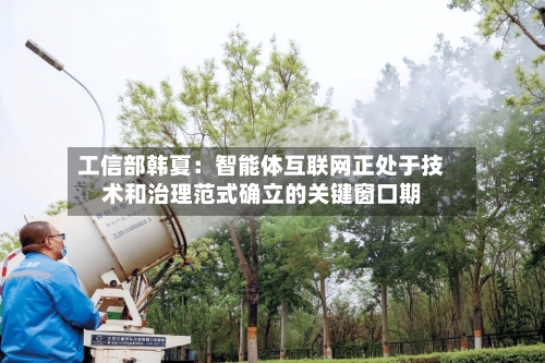 工信部韩夏:智能体互联网正处于技术和治理范式确立的关键窗口期-第2张图片