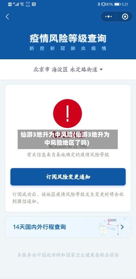 仙游3地升为中风险(仙游3地升为中风险地区了吗)-第2张图片