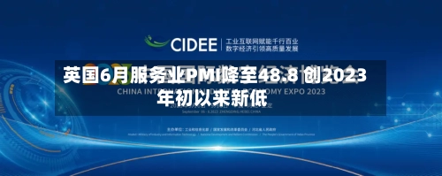英国6月服务业PMI降至48.8 创2023年初以来新低-第3张图片